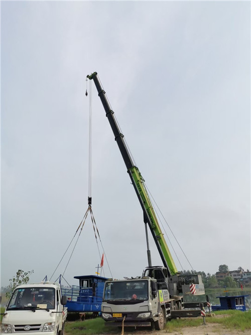 文山市桥梁建设吊装案例